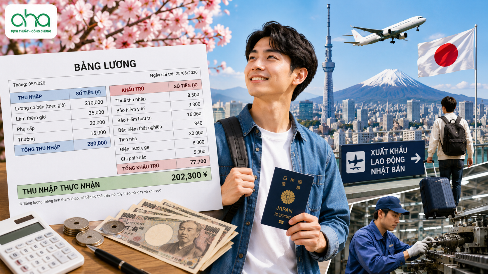 Lương cơ bản ở Nhật Bản 2026, bảng lương 47 Tỉnh